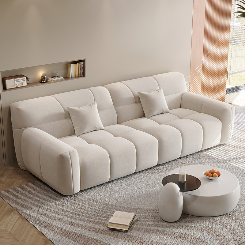 [Pre-order] Modern Sofa Simple Sofa White Sofa Design Luxury Living Room Sectional Sofa