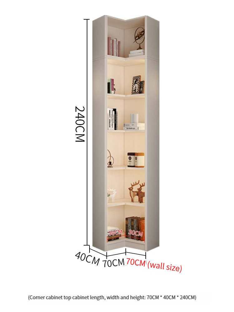 [Pre-order] Living Room Home Bookshelf Integrated Whole Wall to Top - Dustproof Glass Door Bookshelf - Light Luxury High-Grade Floor-Standing Wall Display Cabinet.-Smart-Living