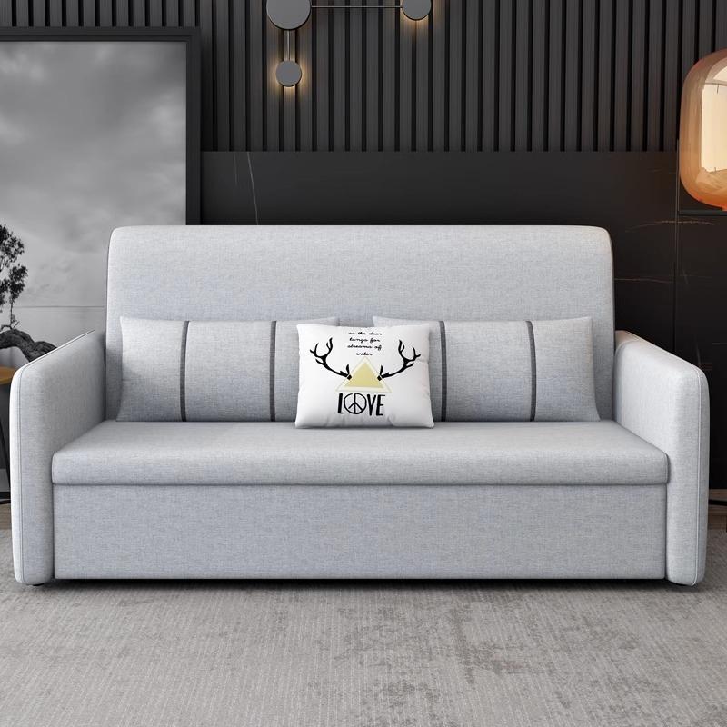 [Pre-order]  Sofa bed dual use 1 m 1.5 m small unit foldable 1.2 m double sitting bed with storage sofa-Smart-Living