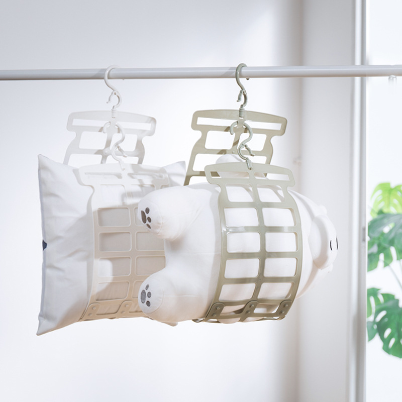 Nachuan Creative Home Supplies Pillow Holder Wholesale Plastic Clothes Hanger Anti drop and Fixed Plush Toy Holder -A0121-Smart-Living