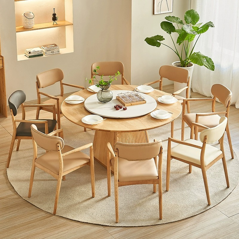 [Pre-order] LEMARS dining chair, Nordic study chair, home dining chair, casual backrest, soft seat bag, chair, log style master design-Smart-Living