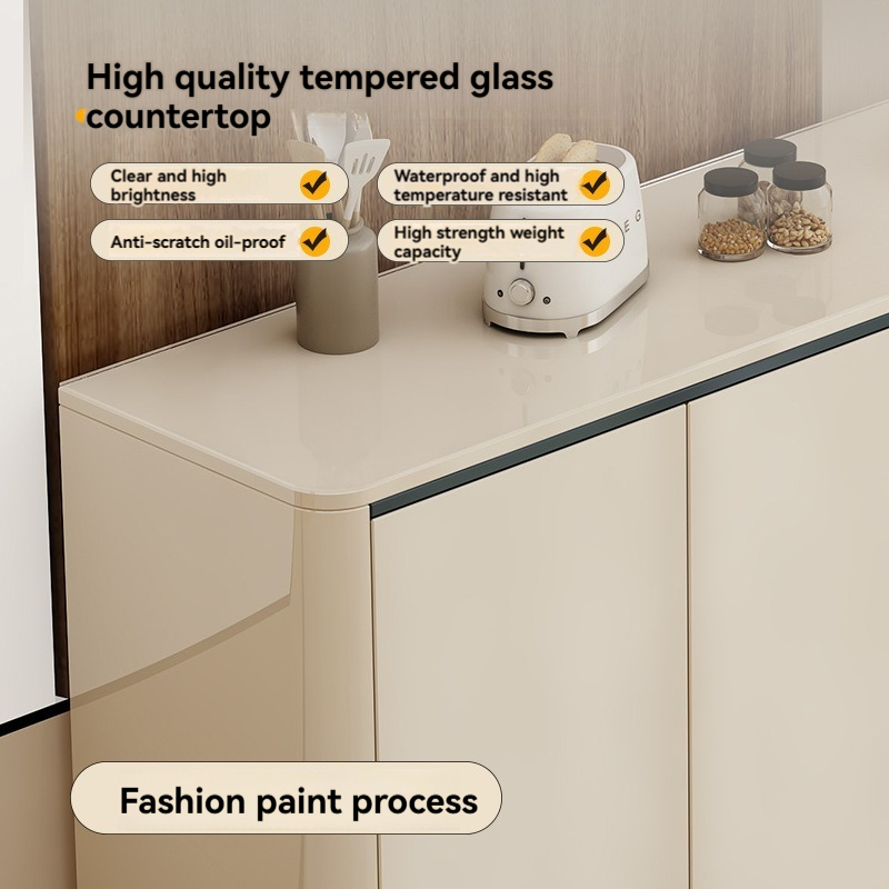 [pre order]Light luxury sideboard, wine cabinet, modern simple cupboard, home kitchen, storage cabinet,-Smart-Living