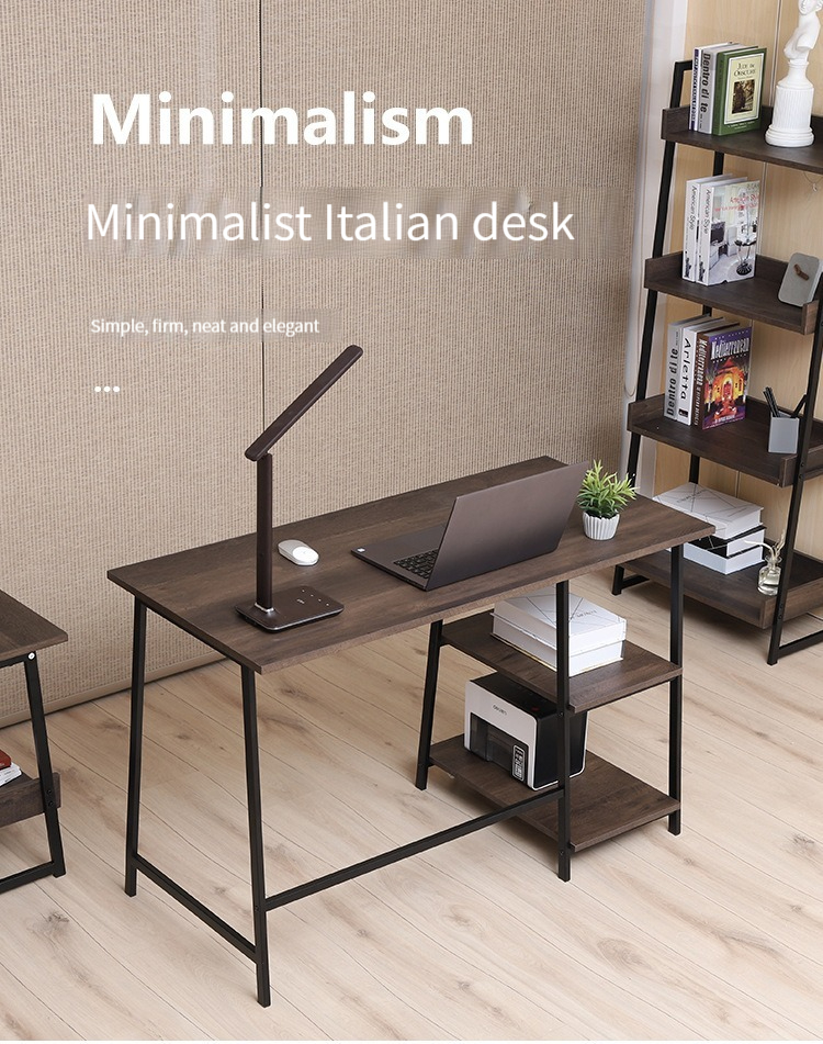 [Pre order]Nordic Modern Minimalist Computer Desk, American Wrought Iron Writing Desk.
