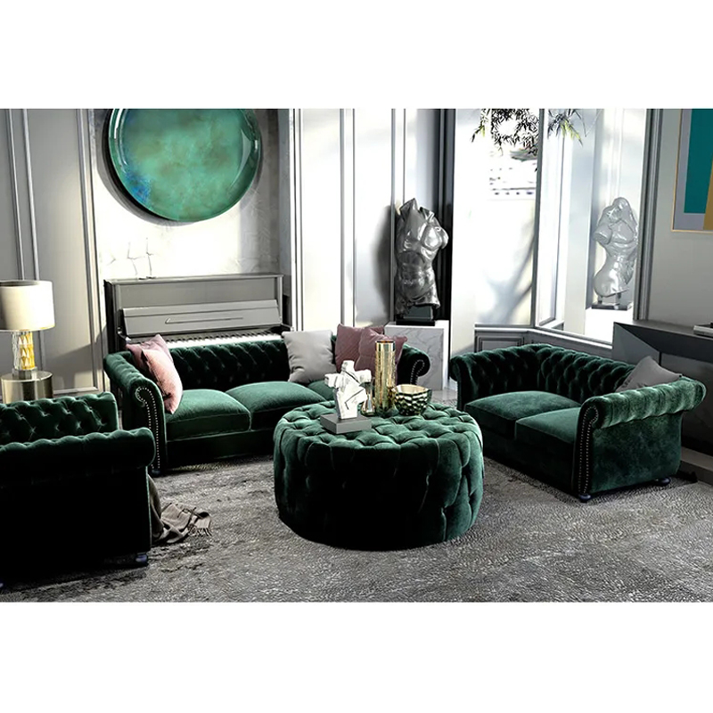 [Pre-order] Nordic style Italy light luxury sofa down cloth art wash free pull sofa