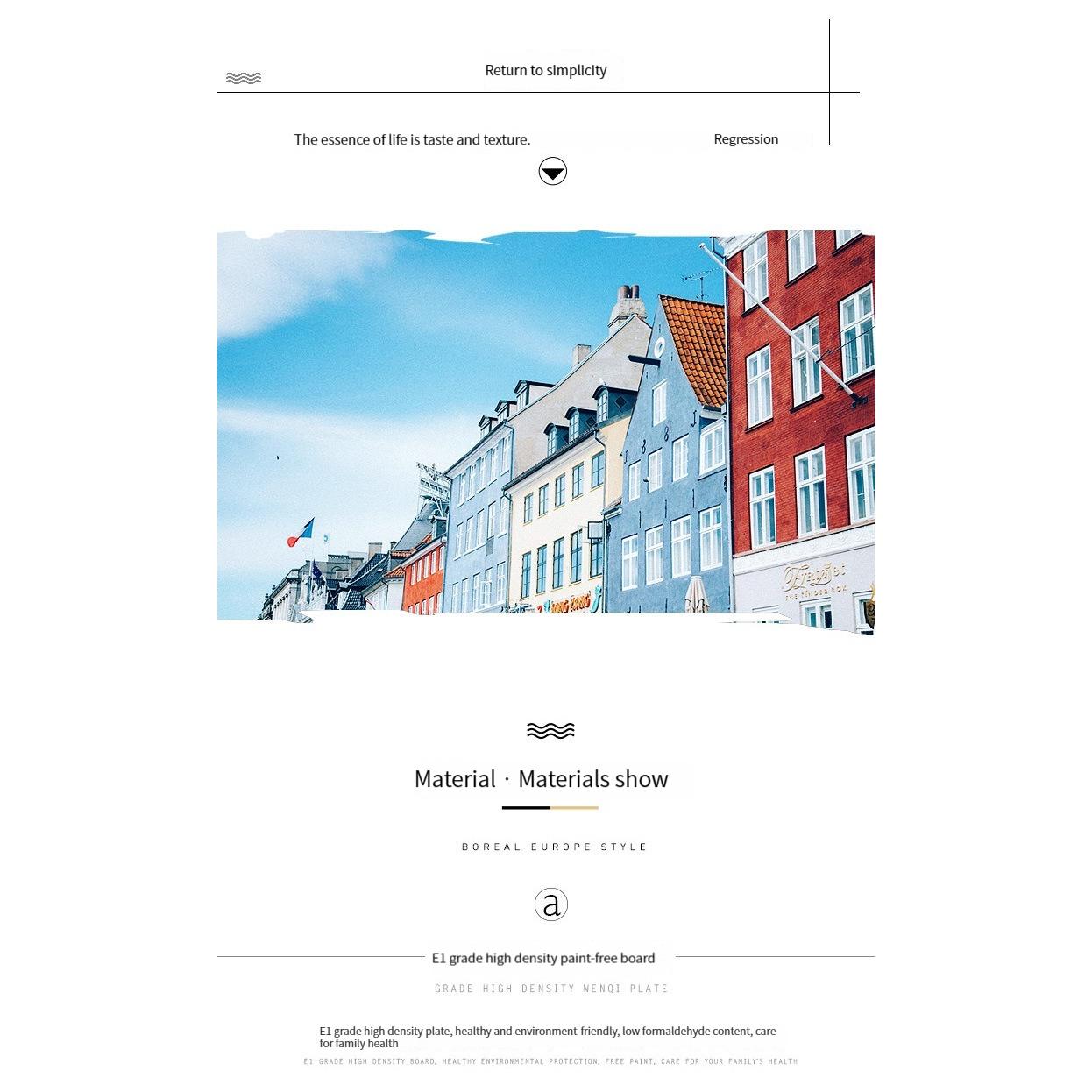 [Pre order]Nordic simple and easy-to-store multi-functional storage cabinet.