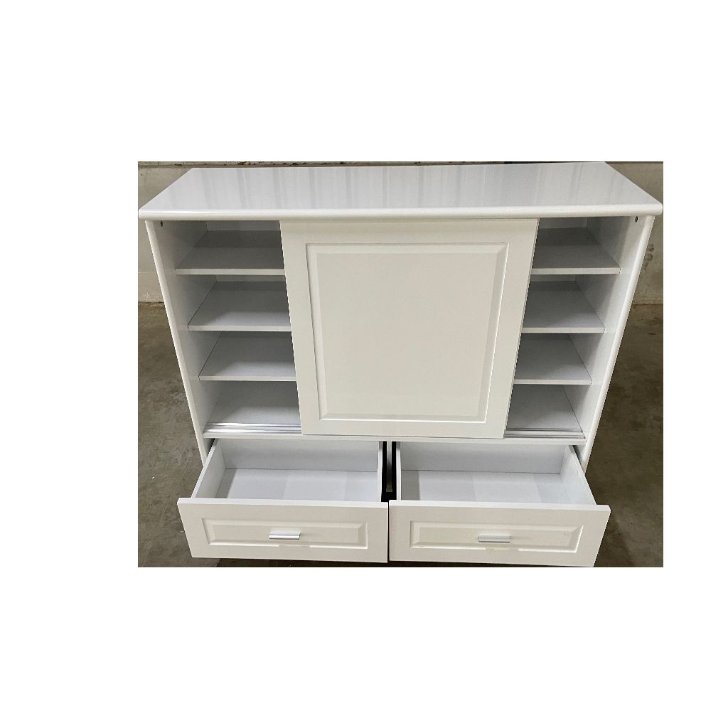Sliding door storage cabinet, windowsill storage cabinet, sliding door dining cabinet, windowsill floor cabin-Smart-Living