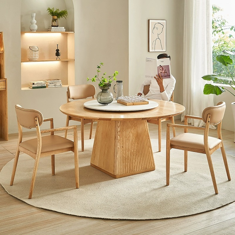 [Pre-order] LEMARS dining chair, Nordic study chair, home dining chair, casual backrest, soft seat bag, chair, log style master design-Smart-Living