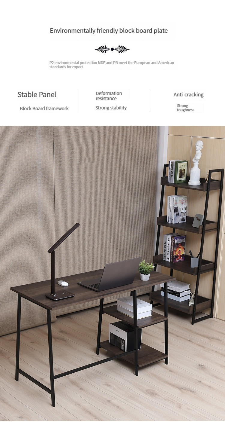 [Pre order]Nordic Modern Minimalist Computer Desk, American Wrought Iron Writing Desk.