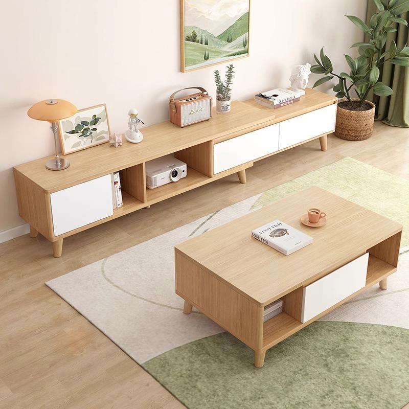[Pre-order]  TV Cabinet Small House Coffee Table Rock Plate Tea Table TV Cabinet Combination