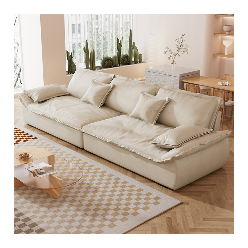 [Pre-order] New design high quality simple light luxury style home furniture sailboat fabric sofa living room-Smart-Living