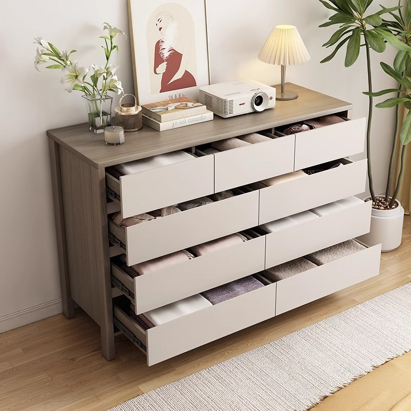 【pre order】Household bucket cabinet, bedroom storage cabinet, drawer style wall mounted cabinet, room bed end cabinet, small-sized living room storage cabinet-Smart-Living