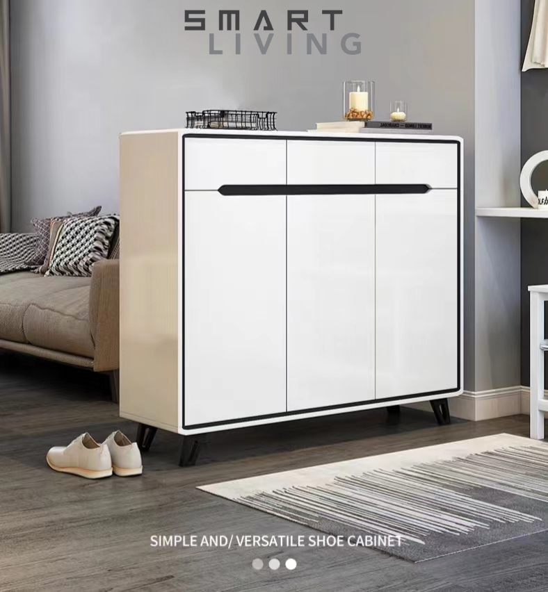 [Pre-order]  Modern Shoe Cabinet - Simple and Popular Design for Household Doorstep Entry, Exterior Painted, Porch Partition Cabinet-Smart-Living