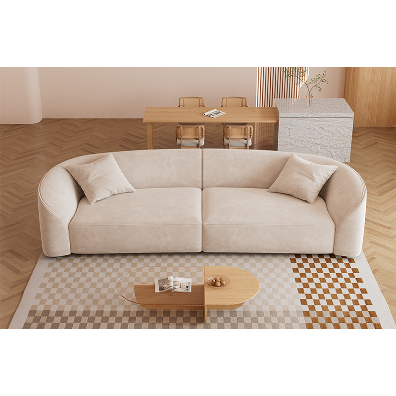 [Pre-order] Modern, simple, fresh style home furniture, living room, curved sofa