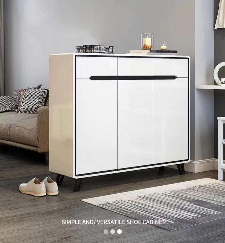 Shoe cabinet, simple and modern, new 2023 popular, non wall, exterior painted, porch partition cabinet for household doorstep entry-Smart-Living