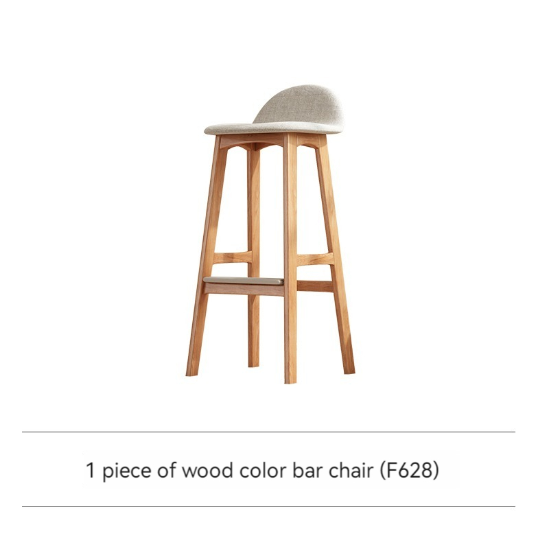 [Pre-order]  Light luxury modern simple dining chair cream style living room home thick back chair net celebrity commercial dining room stool chair-Smart-Living