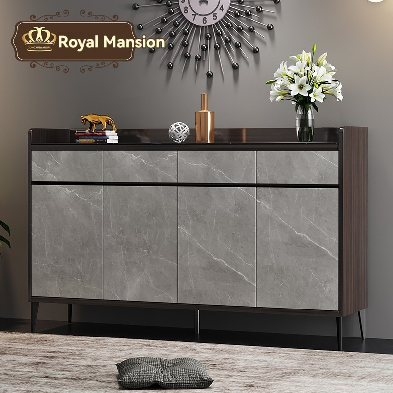 [Pre-order]  Italian light luxury shoe cabinet Home doorway doorway cabinet Modern simple storage cabinet Entry foyer cabinet balcony storage cabinet-Smart-Living