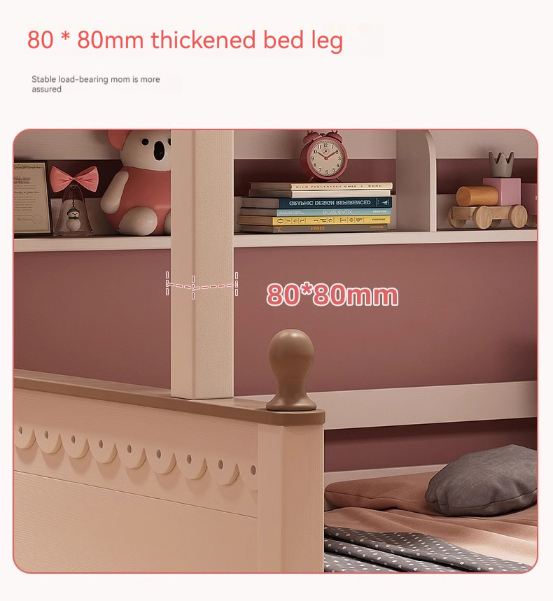 [Pre-order] All solid wood children's bed and bunk bed, double bed, princess bed, high and low bed, rabbit bed, double bunk bed-Smart-Living
