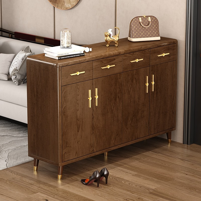 [Pre-order]  New Chinese shoe cabinet Home door large capacity door entrance locker Simple modern balcony storage cabinet shoe rack-Smart-Living