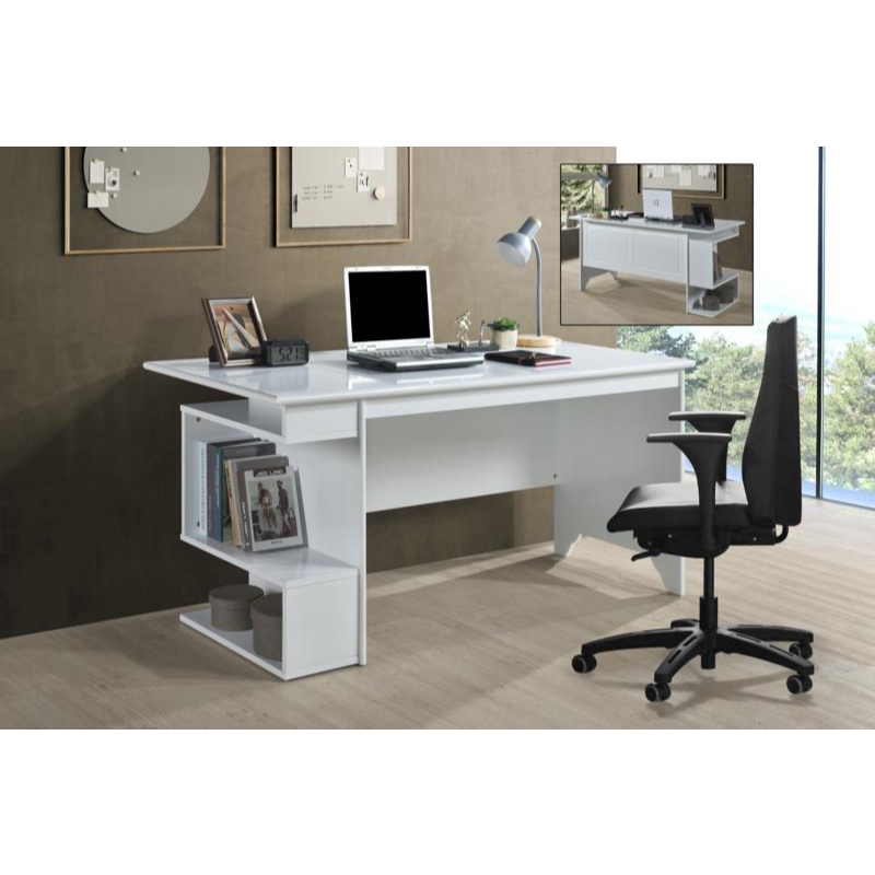 Computer desk, desktop office desk, office chair, simple modern boss desk, desk, home bedroom desk-Smart-Living
