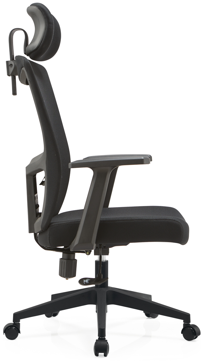 Fengguan simple modern staff computer chair breathable mesh lifting lumbar support with silent roller office chair not tired from sitting for a long time office chair FG-368B-LP-Smart-Living