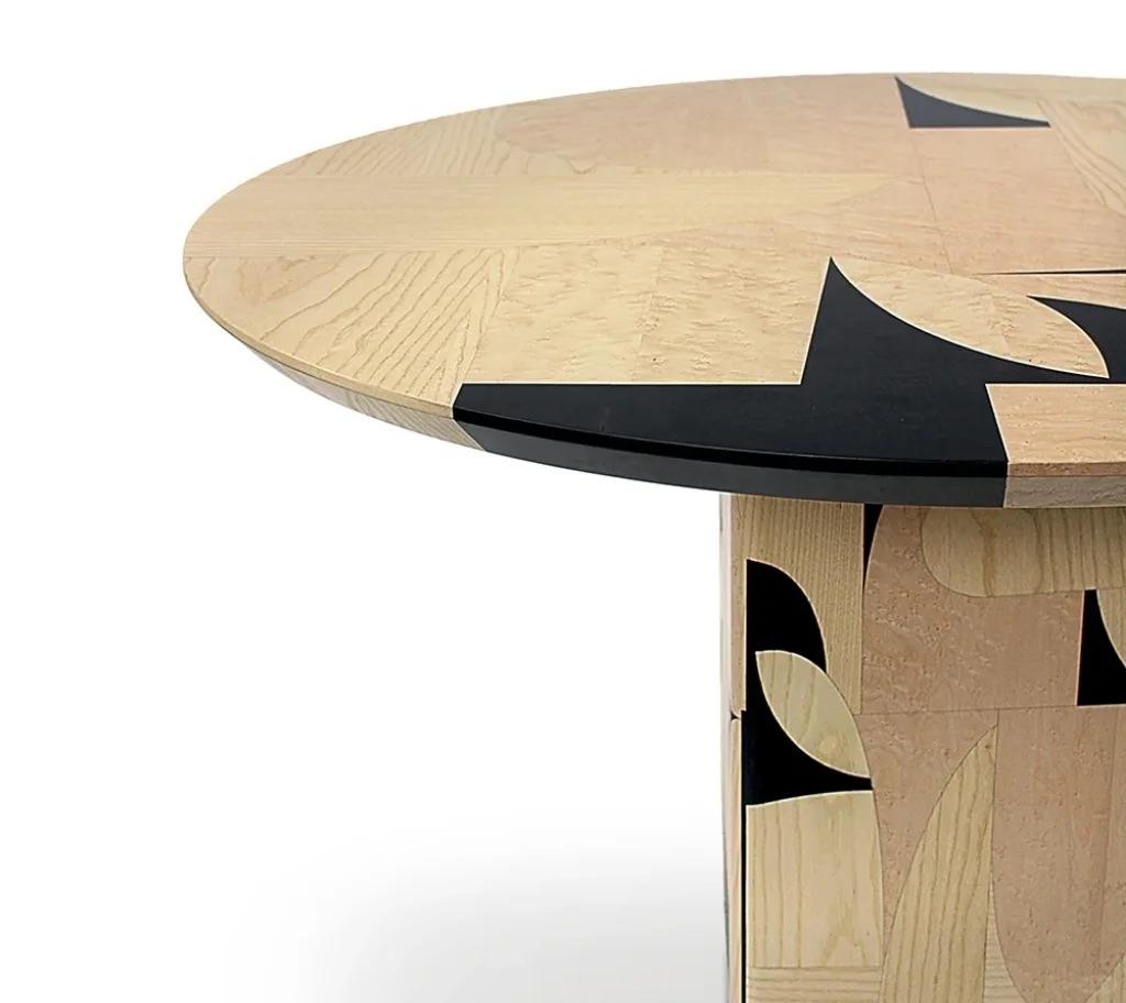 [PRE-ORDER] Solid Oak Vintage style wood dining table and chair set, retro wabi-sabi style, designer style dining table.