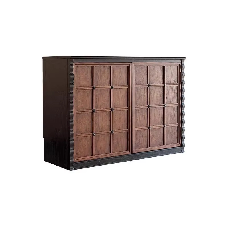 [PRE-ORDER] French Module Solid Wood Combination Bedroom Bedside Table Storage Cabinet