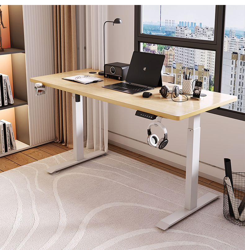 [Pre-order]  YZ modern practical custom size furniture office ergonomics electric sitting lift height adjustable desk and chair-Smart-Living