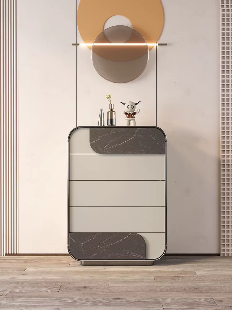 PRE-ORDER Living Room Furniture Stainless Steel Buffet Table Sideboard