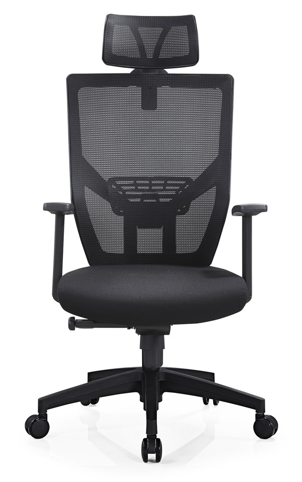 Fengguan mesh computer chair headrest can be lifted and lowered staff study chair lifting waist backrest with hanger silent roller office home sedentary comfortable ergonomic chair FG-350A-Smart-Living