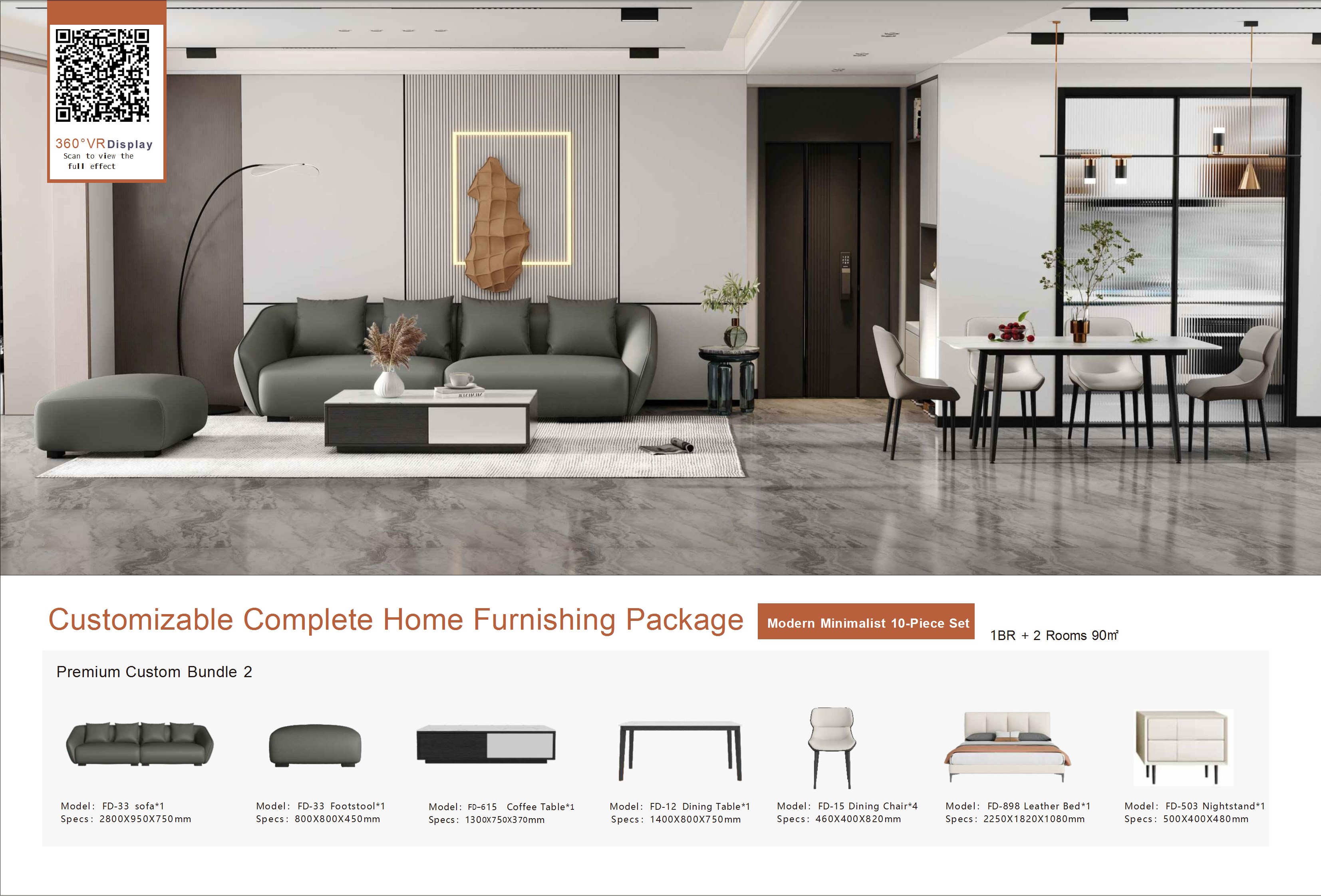 PRE ORDER / BTO FURNITURE PACKAGE - VR 