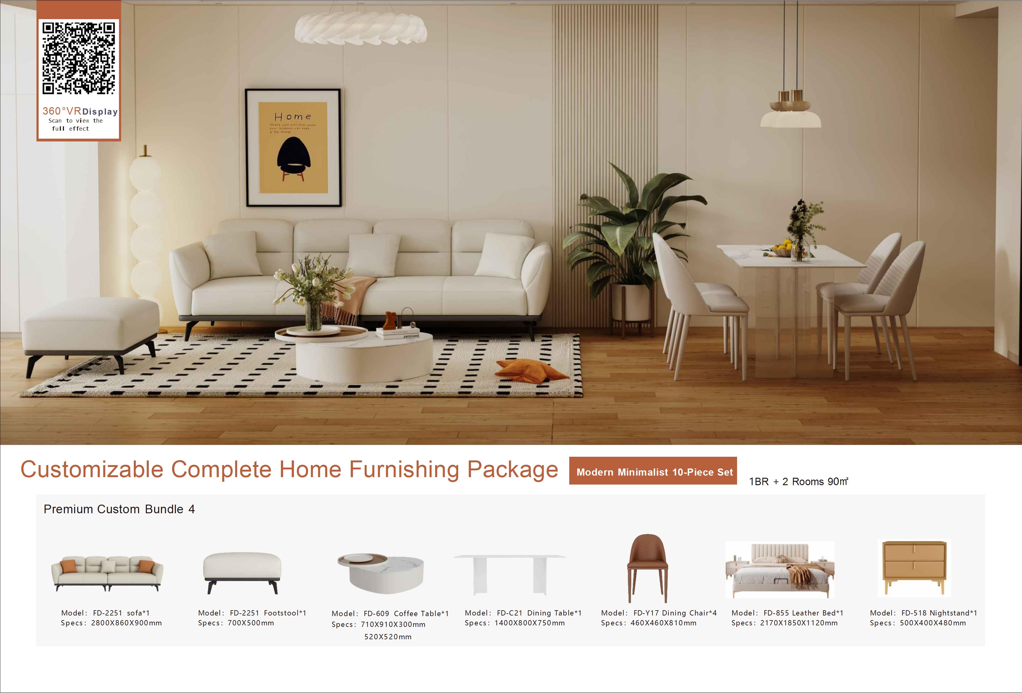 PRE ORDER / BTO FURNITURE PACKAGE - VR 