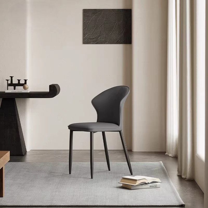 PRE ORDER / BTO PACKAGE - A - DINING CHAIR - Nordic Modern Cream and Gray Chair Contemporary Leisure 