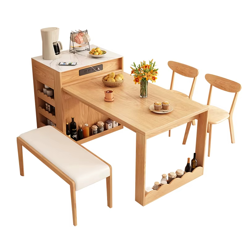 PRE-ORDER Morden Folding Dinning Table Small Household Space-saving Square Dining Table 