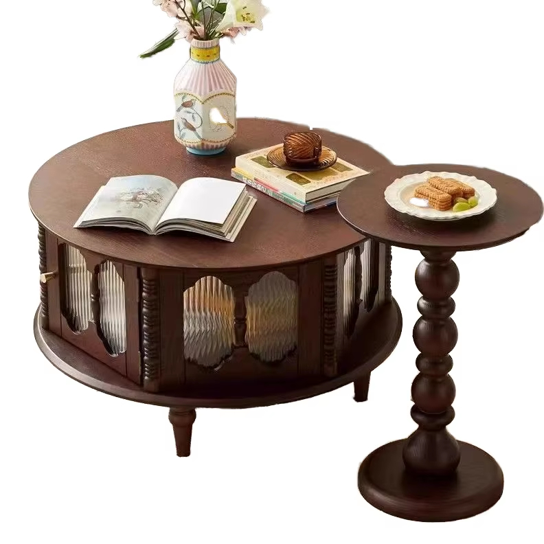 [PRE-ORDER] Eco-friendly Wooden Modern Coffee Table with Storage Durable Home Furniture