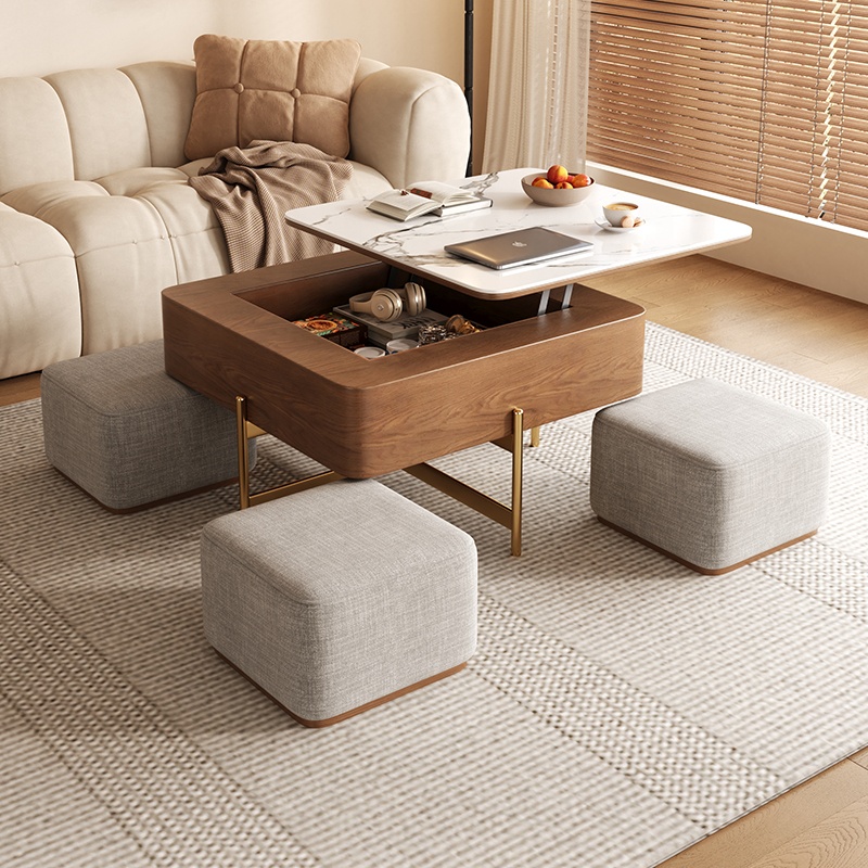 [PRE-ORDER] Modern Simple Modern and Minimalist Living Spaces Square Storage Coffee Table