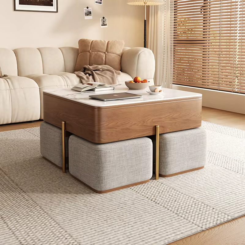 [PRE-ORDER] Modern Simple Modern and Minimalist Living Spaces Square Storage Coffee Table