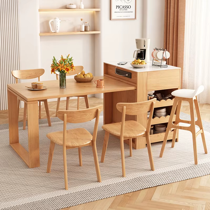 PRE-ORDER Morden Folding Dinning Table Small Household Space-saving Square Dining Table 