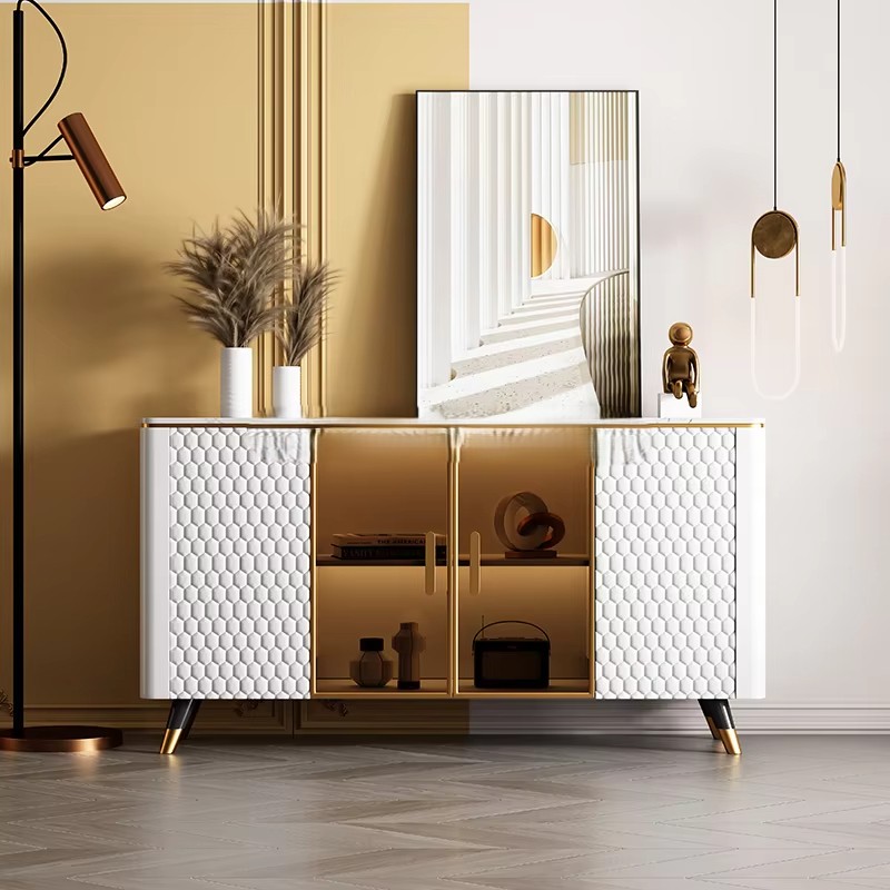 PRE-ORDER Side Cabinet Living Room Storage Console Table