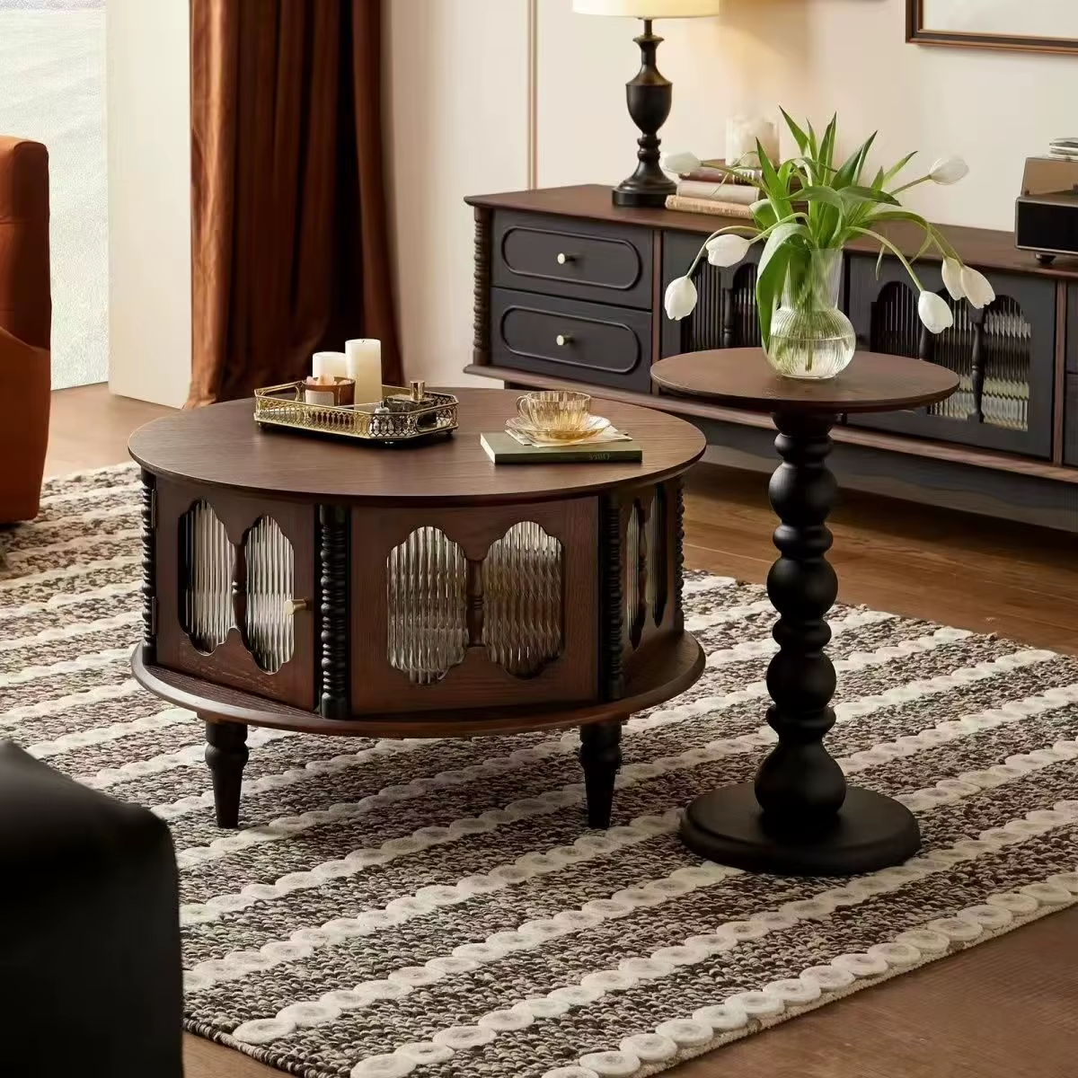 [PRE-ORDER] Eco-friendly Wooden Modern Coffee Table with Storage Durable Home Furniture