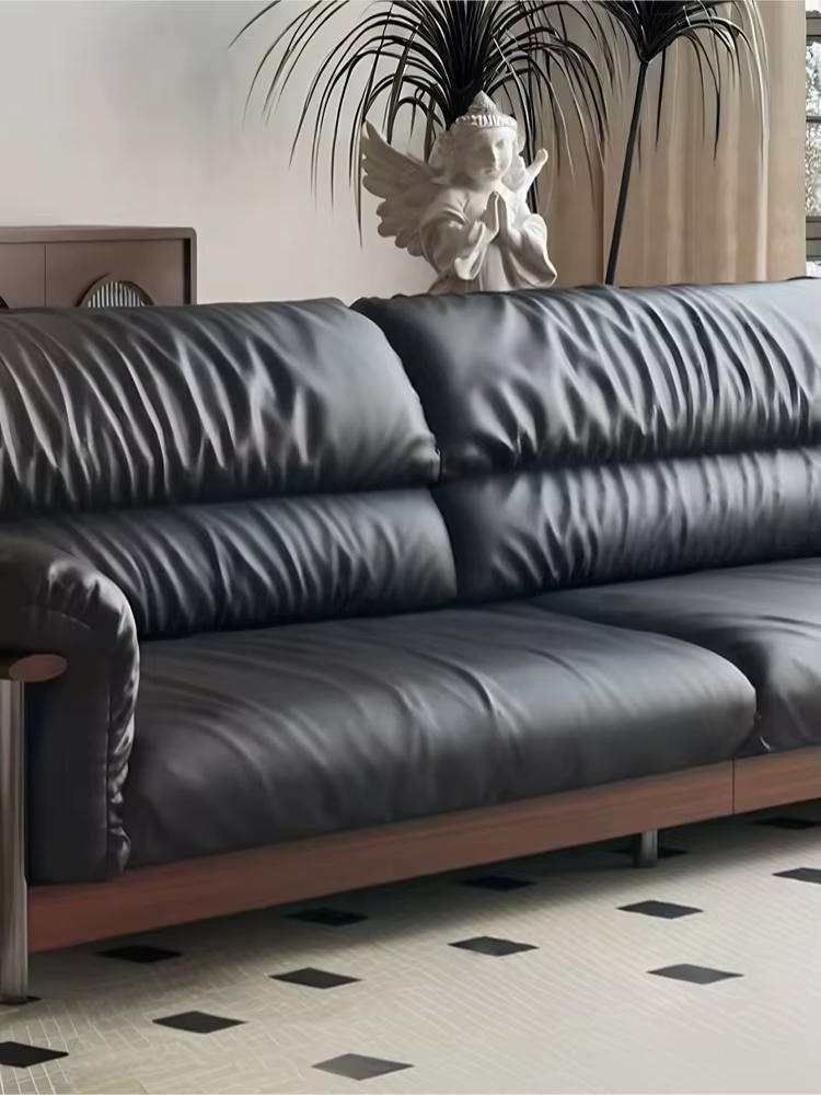  Modern Luxury Genuine Leather Sofa