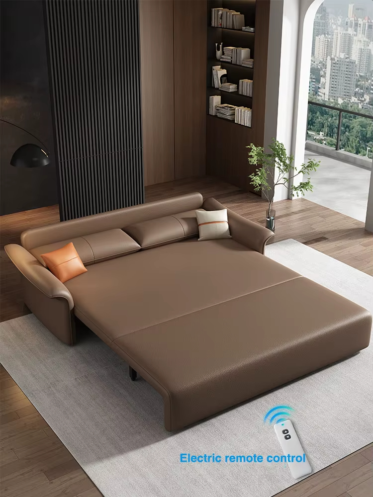 [PRE-ORDER] Smart electric sofa bed dual-purpose multi-functional living room small apartment fully automatic remote control 