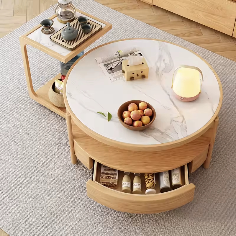 [PRE-ORDER] Modern Living Room Furniture Round Smart Kettle Side Table