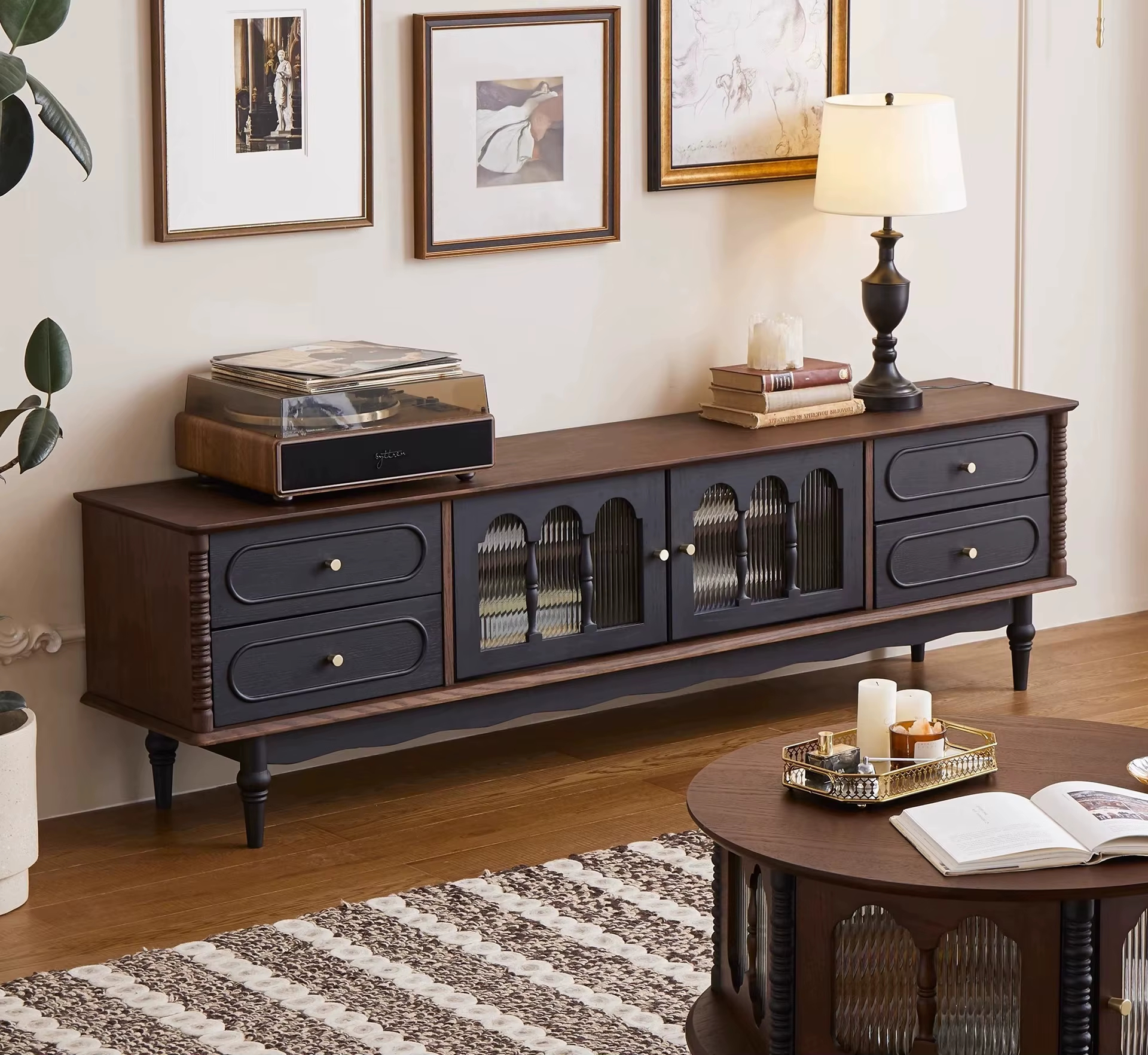 [PRE-ORDER] American retro style TV cabinet 