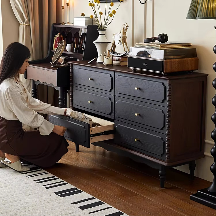 [PRE-ORDER] Modern Eco-friendly Solid Wood Shoe Cabinet with Large Capacity Storage Chest Drawers