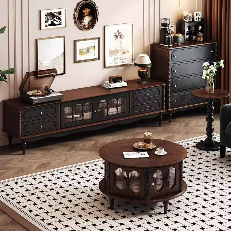 [PRE-ORDER] Eco-friendly Wooden Modern Coffee Table with Storage Durable Home Furniture