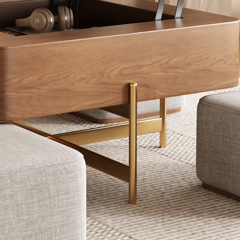 [PRE-ORDER] Modern Simple Modern and Minimalist Living Spaces Square Storage Coffee Table