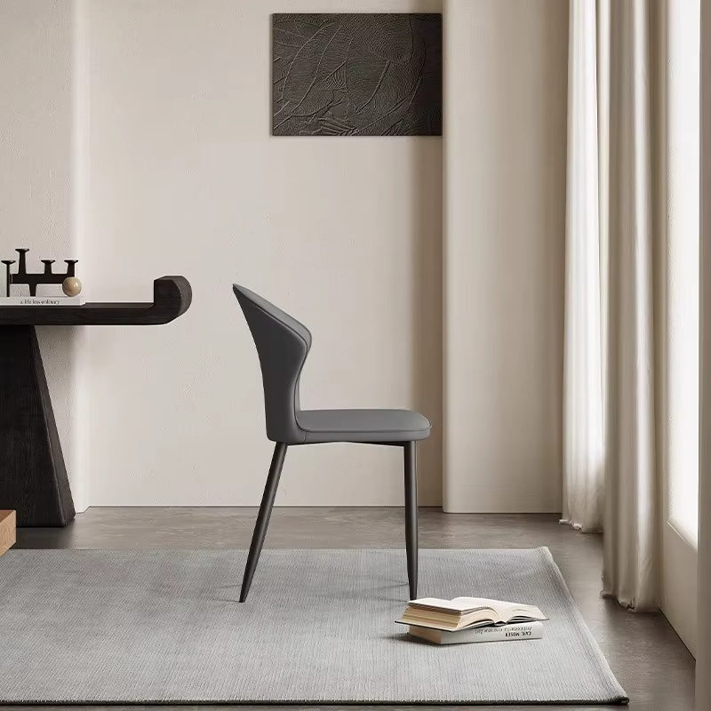 PRE ORDER / BTO PACKAGE - A - DINING CHAIR - Nordic Modern Cream and Gray Chair Contemporary Leisure 