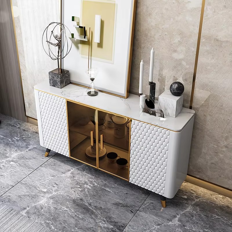 PRE-ORDER Side Cabinet Living Room Storage Console Table