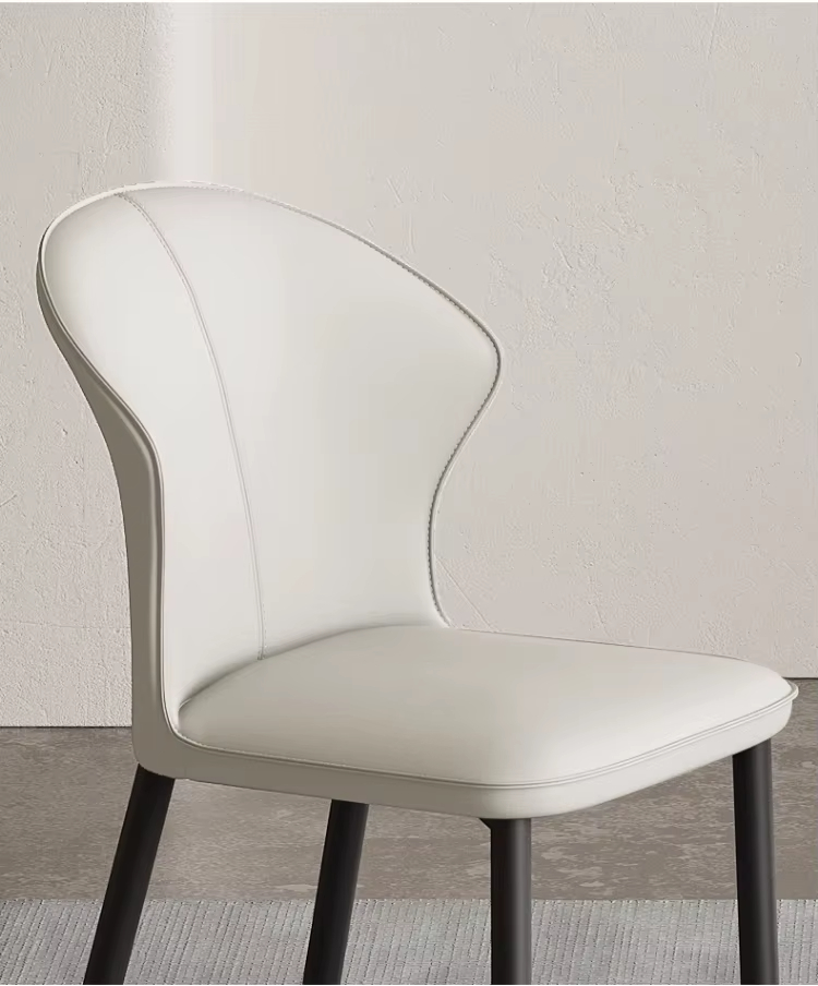 PRE ORDER / BTO PACKAGE - A - DINING CHAIR - Nordic Modern Cream and Gray Chair Contemporary Leisure 