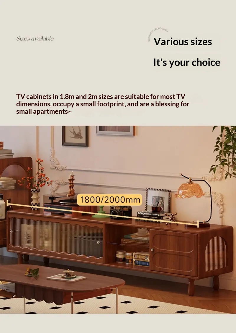 [PRE-ORDER] French retro solid wood side cabinet.